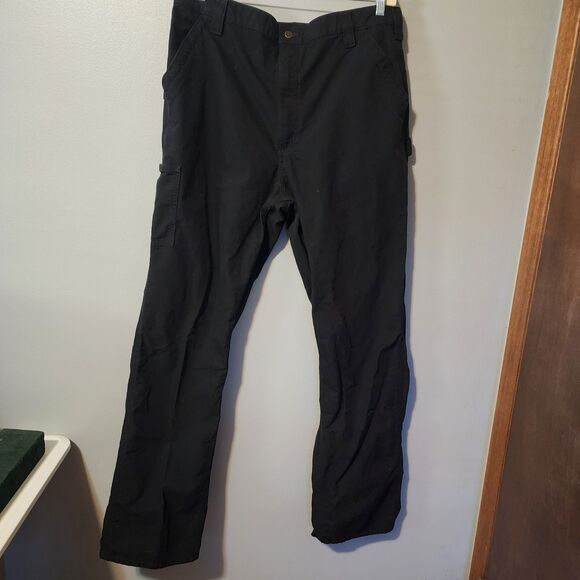 Carhartt Carpenter Utility Work Pants Men's Size 40"x36"Black Loose Original Fit - Picture 2 of 9